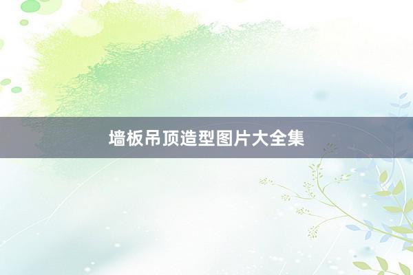 墙板吊顶造型图片大全集